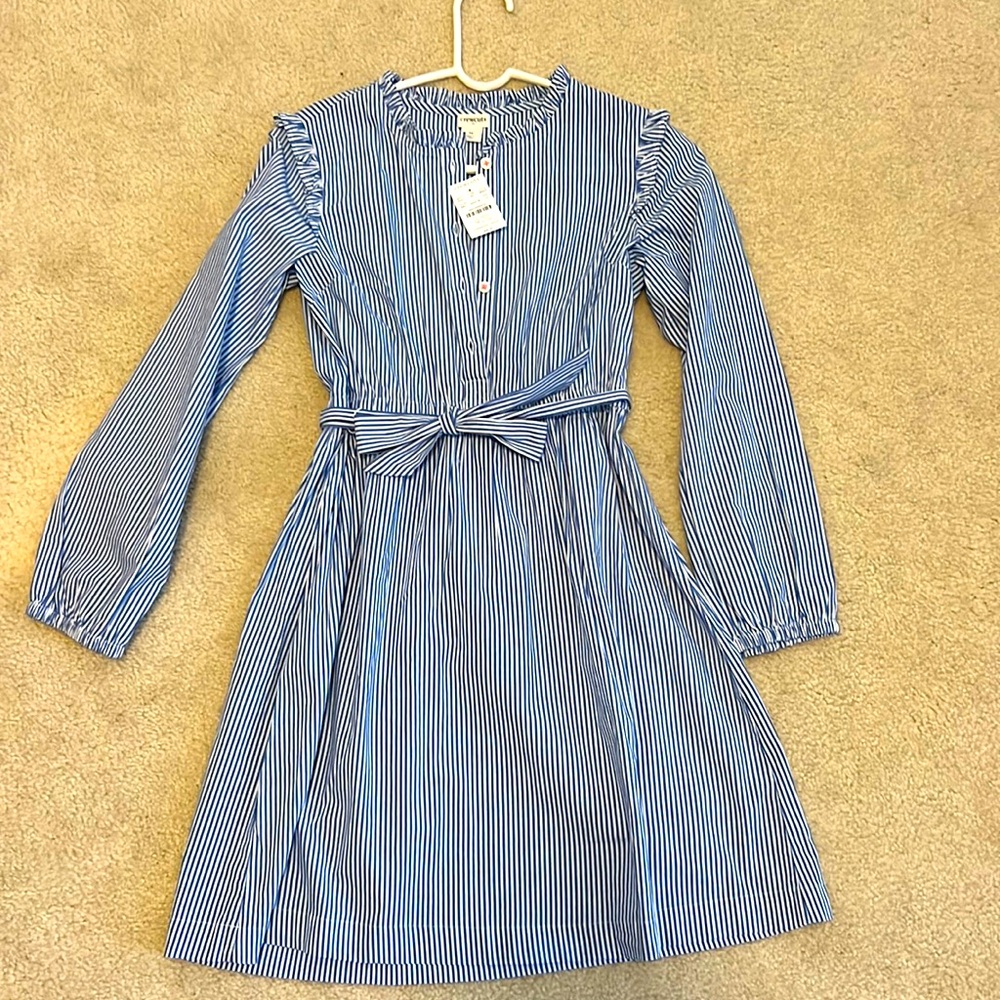 Girls JCrew shirt dress. NWT size 14